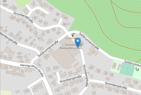 Karte mit der Adresse